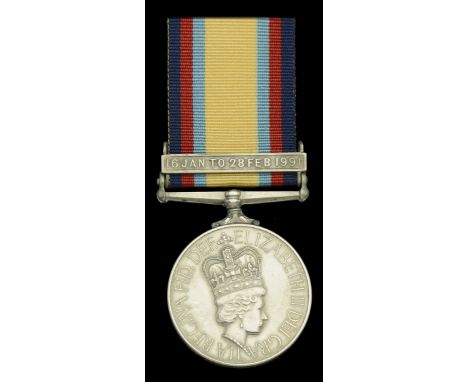 Gulf 1990-91, 1 clasp, 16 Jan to 28 Feb 1991 (24777003 Cpl A P Bevington Int Corps) nearly extremely fine £120-£160 --- Impor
