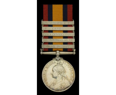 Queen’s South Africa 1899-1902, 5 clasps, Cape Colony, Orange Free State, Johannesburg, Diamond Hill, Belfast (2901 Pte. W. P