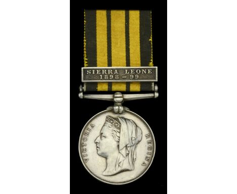 An interesting ‘Hut Tax War’ East and West Africa Medal awarded to Civil Surgeon W M. Graham, who saw additional service as a