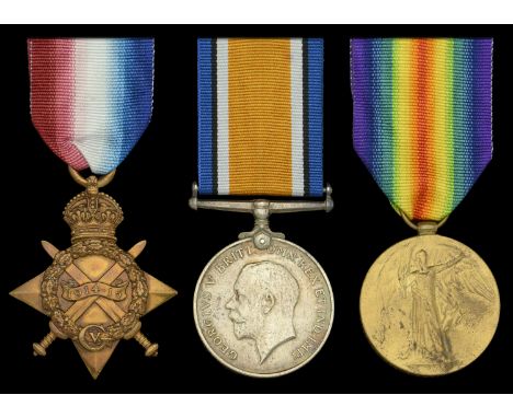 Three: Private T. Lloyd, Cheshire Regiment, who was killed in action in Mesopotamia on 5 April 1916  1914-15 Star (12233 Pte.