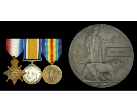Three: Lance Corporal J. Clark, 11th (Service) Battalion, Highland Light Infantry, who was killed in action during the First 