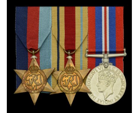 Three: Temporary Lieutenant R. W. Henfrey, Royal Naval Volunteer Reserve, who was killed in action in H.M.S. Sotra when the h