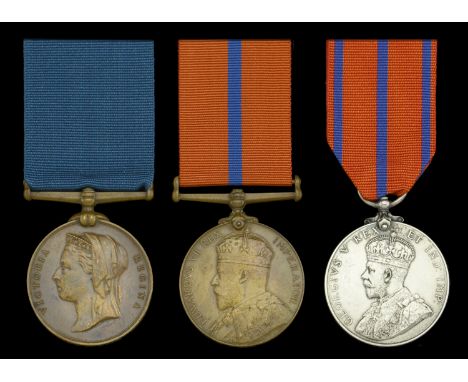 Three: Police Constable A. Drane, Metropolitan Police  Jubilee 1897, Metropolitan Police (P.C. A. Drane. G. Divn.); Coronatio