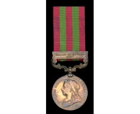 India General Service 1895-1902, 1 clasp, Relief of Chitral 1895, bronze issue (Driver Sukr Lall 19 L.) nearly very fine  £10