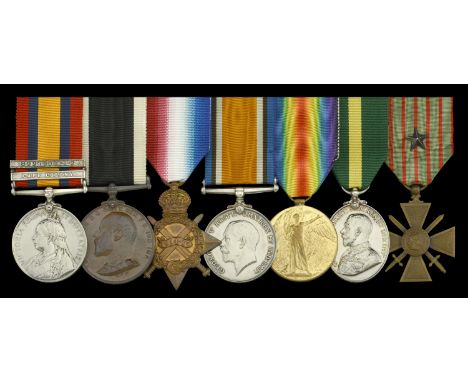 Seven: Orderly F. Morrish, Bristol Corps, St. John Ambulance Brigade, later Warrant Officer Class I, Royal Field Artillery  Q