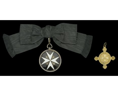 The Order of St. John of Jerusalem, Serving Sister’s, 1st type breast badge, silver and enamel, by Carrington & Co, circa 190