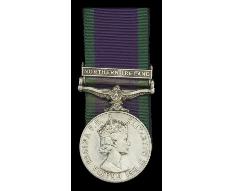 General Service 1962-2007, 1 clasp, Northern Ireland (24233069 Tpr. M. Gleadhill 14/20H.) mounted court-style as worn, extrem