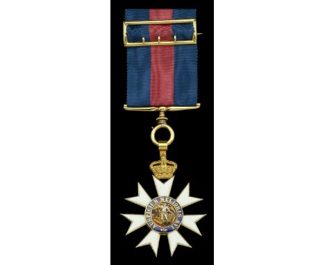 The Most Distinguished Order of St. Michael and St. George, C.M.G., Companion’s, breast badge, gold and enamels, with gold sw