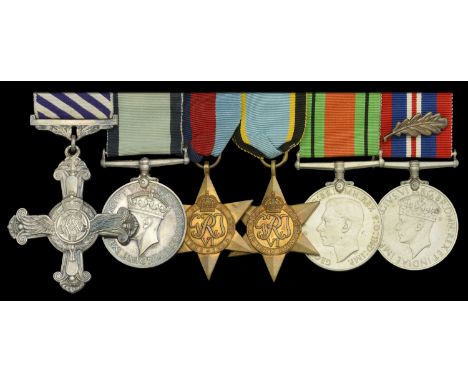 The rare and particularly fine Second World War ‘1944’ D.F.C., ‘Battle of Berlin’ immediate C.G.M. group of six awarded to La