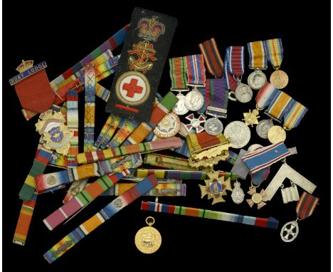 Miniature Medals: Royal Red Cross (2), 1st Class (R.R.C.), G.V.R.; 2nd Class (A.R.R.C.), E.II.R.; Kaisar-I-Hind, G.V.R., 2nd 