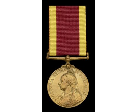 China 1900, no clasp, bronze issue (Syce Pachai Ram 23d Sikh Pioneers) very fine  £160-£200 --- Importation Duty This lot is 