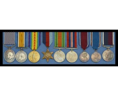 A fine Great War ‘Independent Force’ immediate D.F.M. group of nine awarded to Sergeant Observer, later Wing Commander, F. Le