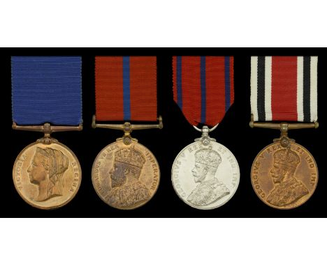 Jubilee 1887, Metropolitan Police (PC, S. Turner. V. Divn.); Coronation 1902, Metropolitan Police, bronze (P.C. G. Hole. G. D