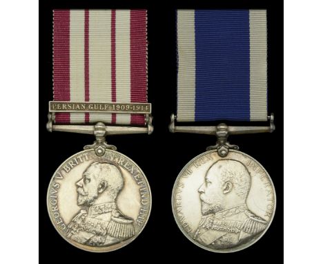 Pair: Petty Officer H. W. Hopkins Royal Navy, who was killed in action when H.M.S. Formidable was torpedoed and sunk by U-24 