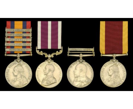 Family Group:  Pair: Sergeant Major R. W. V. Vaudin, South African Engineers, late South African Constabulary Queen’s South A