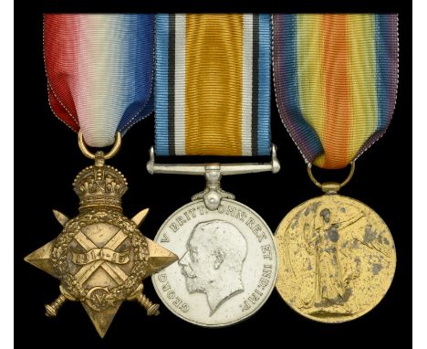 Three: Gunner T. Duncan, Calcutta Volunteer Field Battery Artillery  1914-15 Star (No. 28 Gnr. T. Duncan, 8/Cal. Fd. Bty.); B