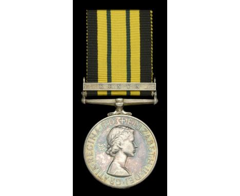 Africa General Service 1902-56, 1 clasp, Kenya (4112121 S.A.C. R. K. Hillyard. R.A.F.) in named card box of issue, extremely 