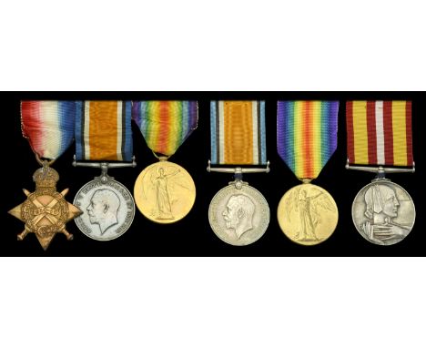 Three: Private A. Haines, Royal Army Medical Corps 1914-15 Star (1538, Pte. A. Haines, R.A.M.C.); British War and Victory Med