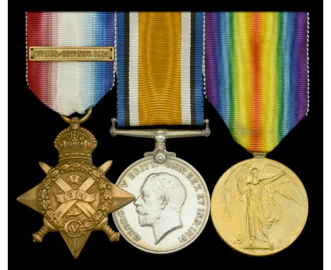 Three: Private W. J. Howe, 1st Battalion, Devonshire Regiment, who was killed in action on the Western Front, 18 November 191