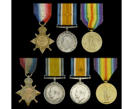 Three: Private A. Williams, 11th Hussars 1914 Star (8108. SS. A. Williams. 11. Hussars.); British War and Victory Medals (810