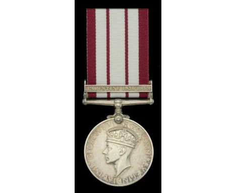 Naval General Service 1915-62, 1 clasp, Palestine 1936-1939 (KX.88992 R. T. Heard. Sto. 1. R.N.) very fine  £60-£80 --- Impor