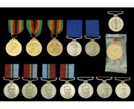 Rhodesia, General Service Medal (7) (4254S S/Insp. N. Smith.; 117489 E Vdt M. V. Cullen; R34605T Pte. I. George; 128361 Tpr K