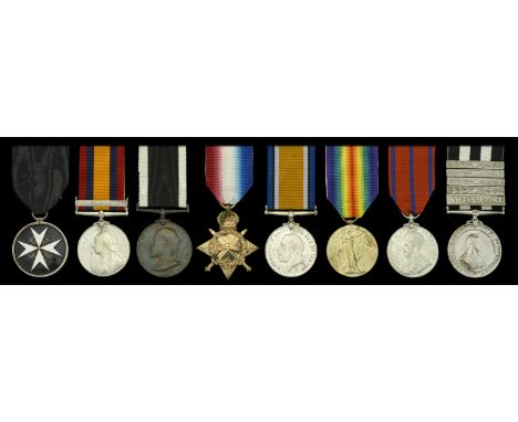 An Order of St. John group of eight awarded to Orderly G. Tunstall, Haslingden Corps, St. John Ambulance Brigade, later Royal