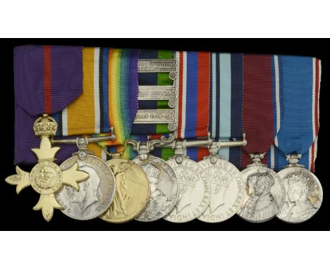 An inter-War ‘North West Frontier of India Operations 1930-31’ O.B.E. group of eight awarded to Colonel V. C. Cassidy, Royal 