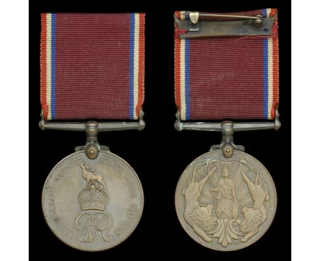 Newfoundland Volunteer War Service Medal, officially numbered ‘2819’, in Royal Mint case of issue, nearly extremely fine and 