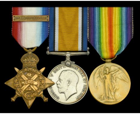 Three: Guardsman A. Morris, 1st Battalion, Grenadier Guards, who was killed in action during the First Battle of Ypres, 29 Oc