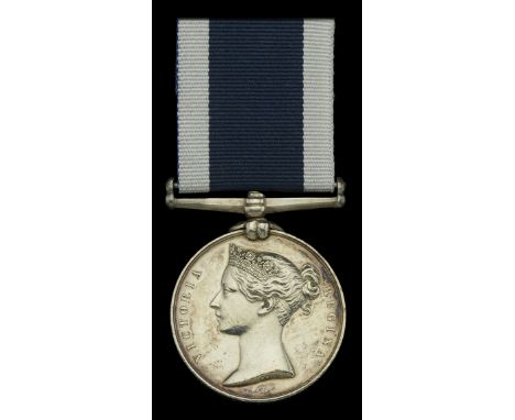 Royal Navy L.S. & G.C., V.R., narrow suspension (W. Chiffers. Chf. Boatn. in Chge. H.M. Coast Guard) impressed naming, good v