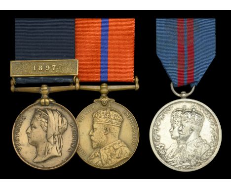 Pair: Police Constable J. O’Hara, Metropolitan Police  Jubilee 1887, clasp, 1897, Metropolitan Police (P.C. J. O’Hara. T. Div