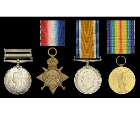 Four: Private W. J. Smith, Grenadier Guards, later Conductor, South African Service Corps, who was wounded in action at Senek