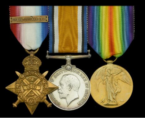 Three: Private W. Gibson, 1/14th (County of London) Battalion, London Regiment (London Scottish), who was killed in action on