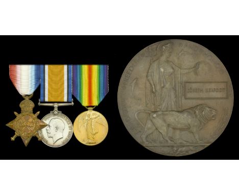 Three: Private J. Kerfoot, 10th Battalion, Loyal North Lancashire Regiment, who was killed in action during the Battle of Arl