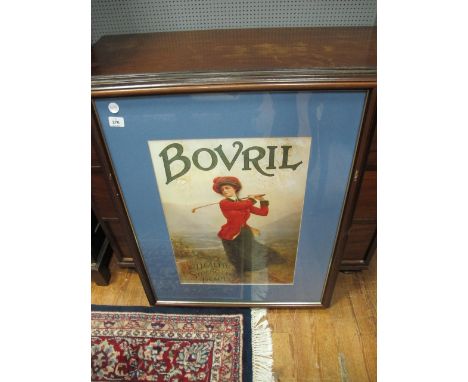 TWO COLOURED ADVERTISING PRINTS
For Johnnie Walker Whiskey and Bovril for Health, Strength and Beauty
each 58cm x 40cm
