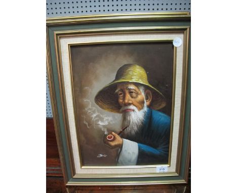 CHINESE SCHOOL
Portrait of a Lady and Her Companion
Oil on Canvas
Indistinctly Signed
52cm x 43cm