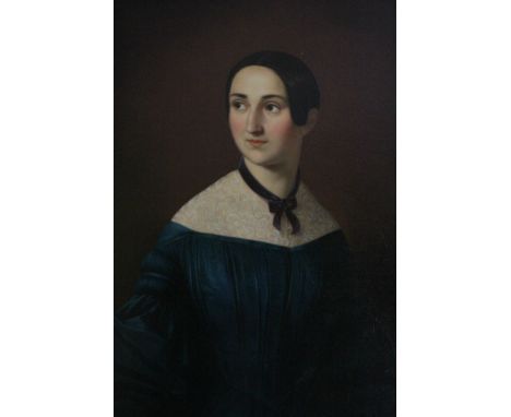 ENGLISH SCHOOL 19TH CENTURY
Head and Shoulder Portrait of a Lady
Oil on Canvas
90cm x 80cm