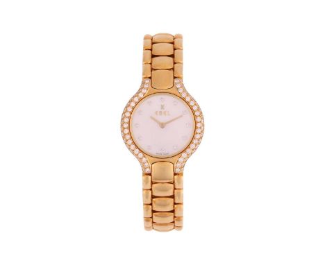 Ebel An 18ct Beluga Wrist WatchReference: E 8157418-10Serial: 42122183Bezel: Diamond-SetCase Material: 18ct Gold (with Swiss 