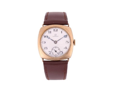 Omega A 9ct Gold Wrist WatchReference: 413408Serial: 7491684 (to movement)Year: circa 1928Bezel: SmoothCase Material: 9ct Gol