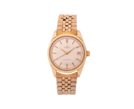 OmegaOmega Seamaster Reference: 166.010Serial: 22768162 (to movement)Bezel: SmoothCase Material: Gold-Plated Stainless SteelC