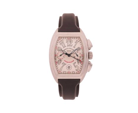 Franck MullerConquistador Gentleman's Chronograph WristwatchReference: 8005 CCSerial: No. 831Year: 2010sBezel: Smooth Case Ma