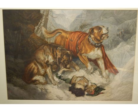A Victorian lithograph; together with a pair of prints; and further unframed prints