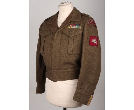 Historically Important Battle Dress Blouse of the Last British Korean War Prisoner of War to be Released Major David Maurice 