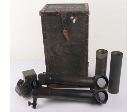 WW2 German Army “S.F.14Z” Stereo Telescope “Scherenfernrohr”, Serial number marked “368597” Hensoldi Wetzlar. The scopes come