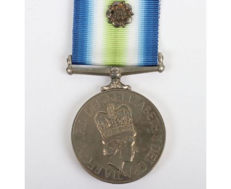 South Atlantic Medal 1982 Awarded to Crew Member of the SS Canberra ‘The Great White Whale’, with ribbon rosette (loose), off