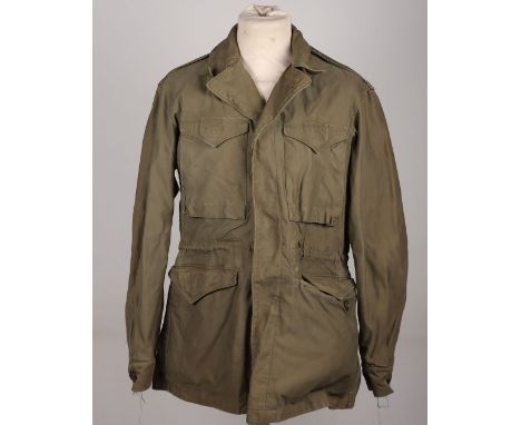 US Army M43 Field Jacket with Hood, Original M43 field jacket & Hood, used widely by American troops throughout the war and a