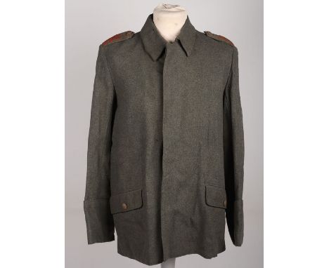 WW1 German 1916 Dated M-15 Field Grey Combat Tunic, fine example produced in field grey cloth with concealed button front, tu