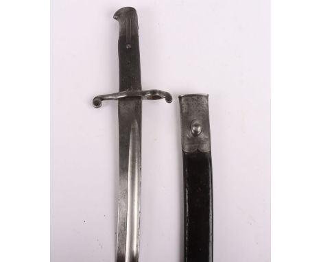Enfield Pattern Yataghan Bayonet for the Enfield Rifle, regulation blade 57.8cms with Birmingham inspector’s stamp and CHAVAS