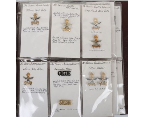 Folder of Gurkha Engineers, Gurkha Signals, Gurkha Army Service Corps, Queens Own Gurkha Transport Regiment and Gurkha Adjuta